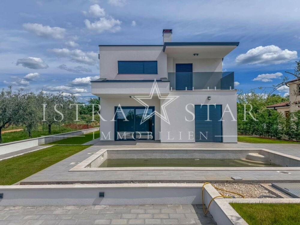 Traumhaftes Neubauhaus mit modernem Design und Meerblick - nahe Porec