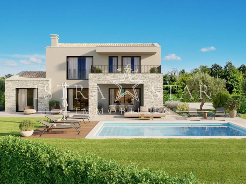 Traumhaftes Neubauhaus - Modernes Design und privater Pool nahe Baderna