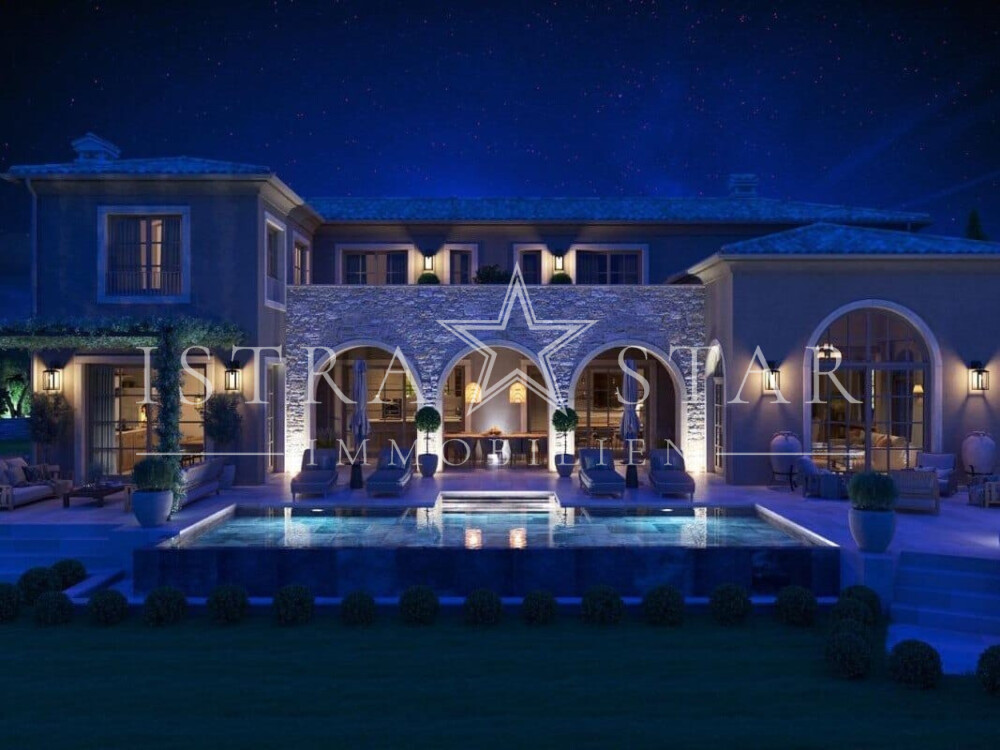 Traumhafte Luxusvilla mit Pool und großzügiger Gartenanlage bei Vizinada