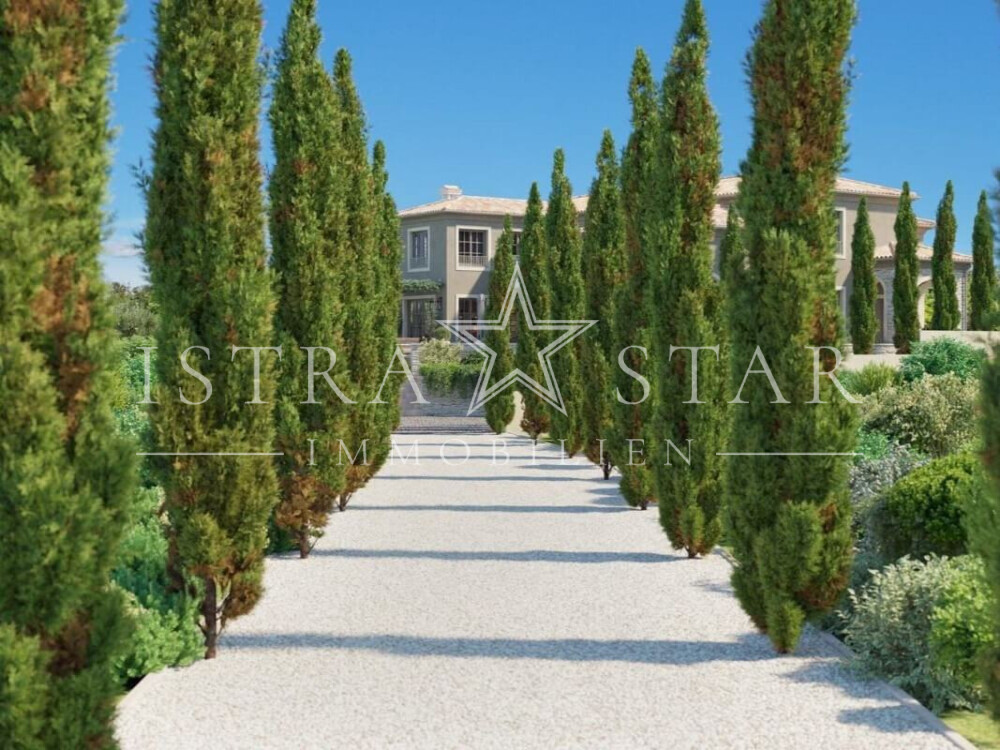Traumhafte Luxusvilla mit Pool und großzügiger Gartenanlage bei Vizinada