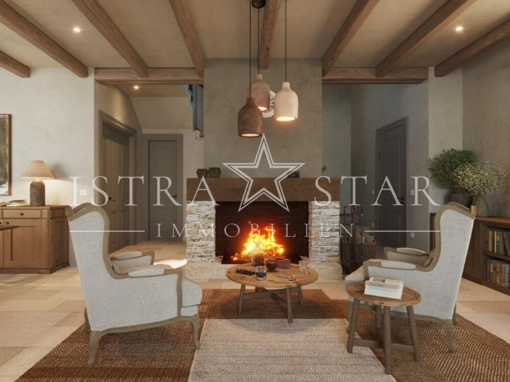 Traumhafte Luxusvilla mit Pool und großzügiger Gartenanlage bei Vizinada
