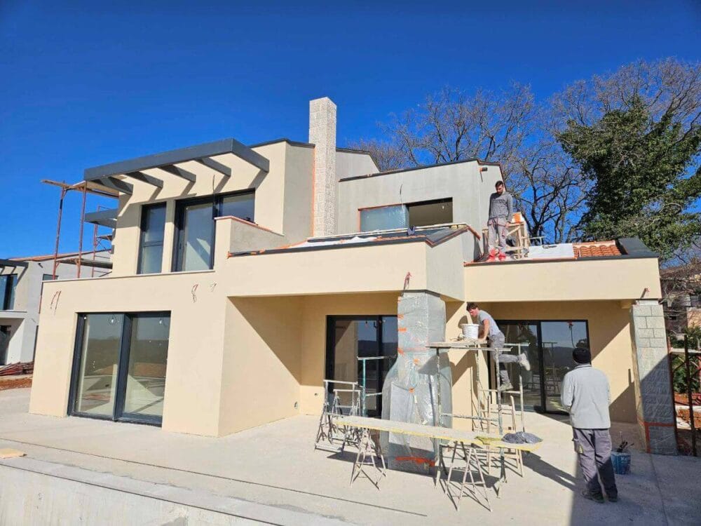 Luxuriöses Haus mit Pool und Meeresblick in ruhiger Umgebung nahe Porec