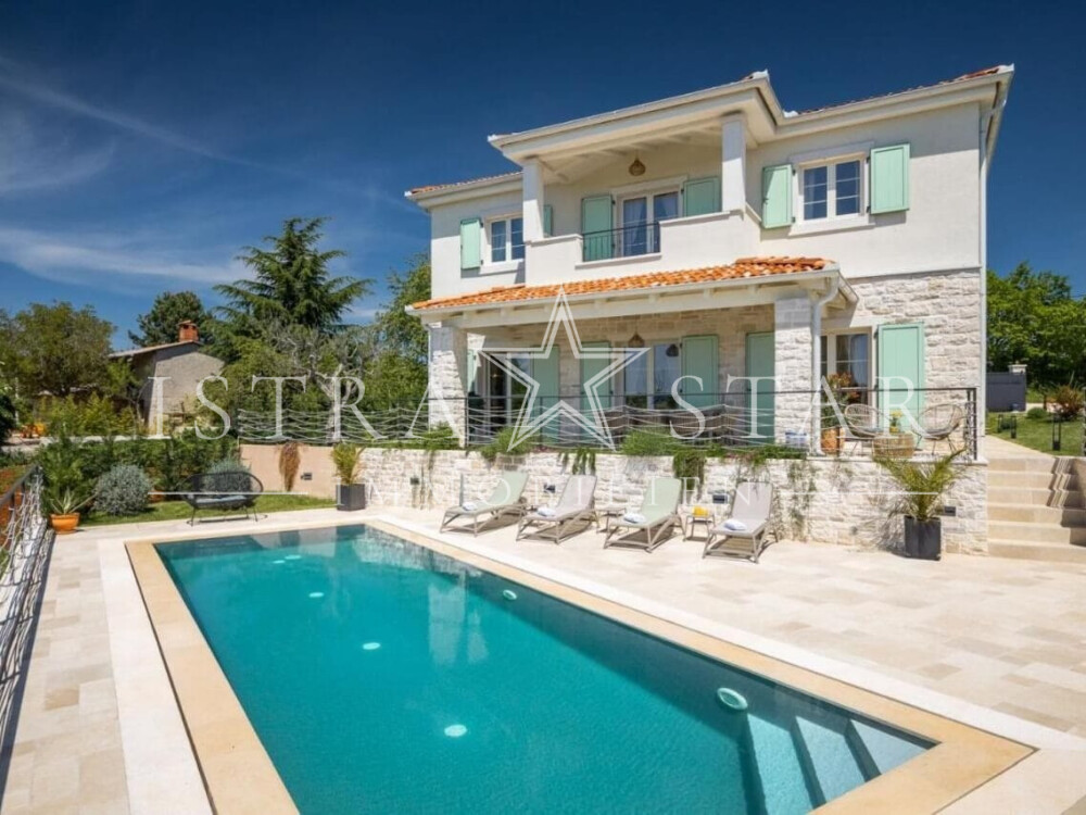 Traumhafte moderne Villa im Istrischen Design mit Pool in der Nähe von Porec