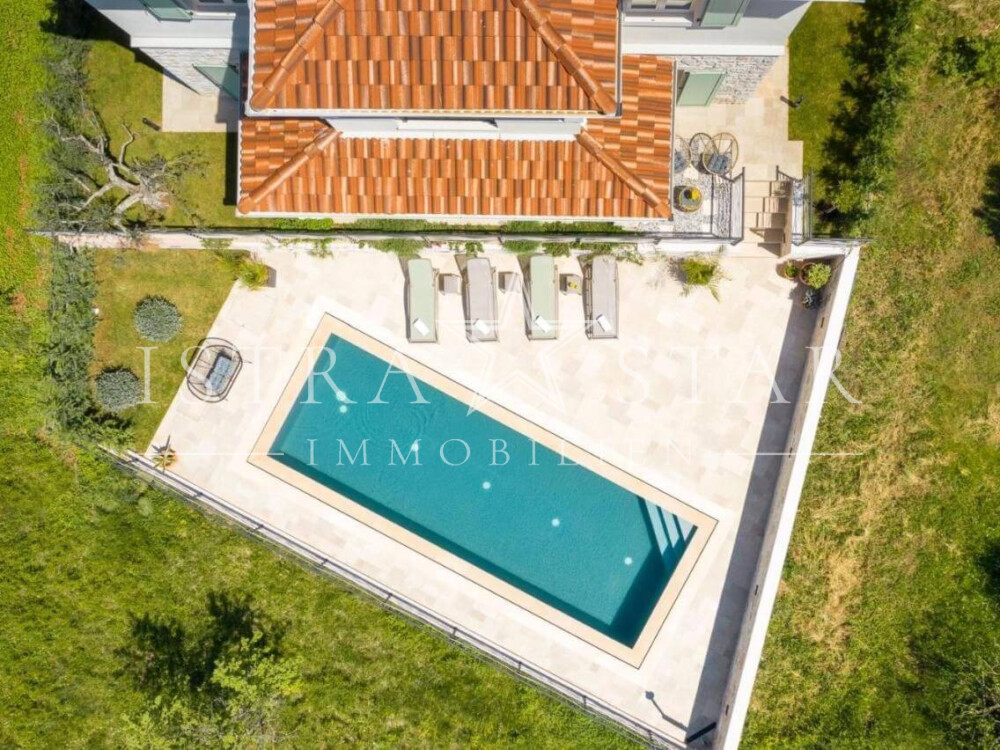 Traumhafte moderne Villa im Istrischen Design mit Pool in der Nähe von Porec