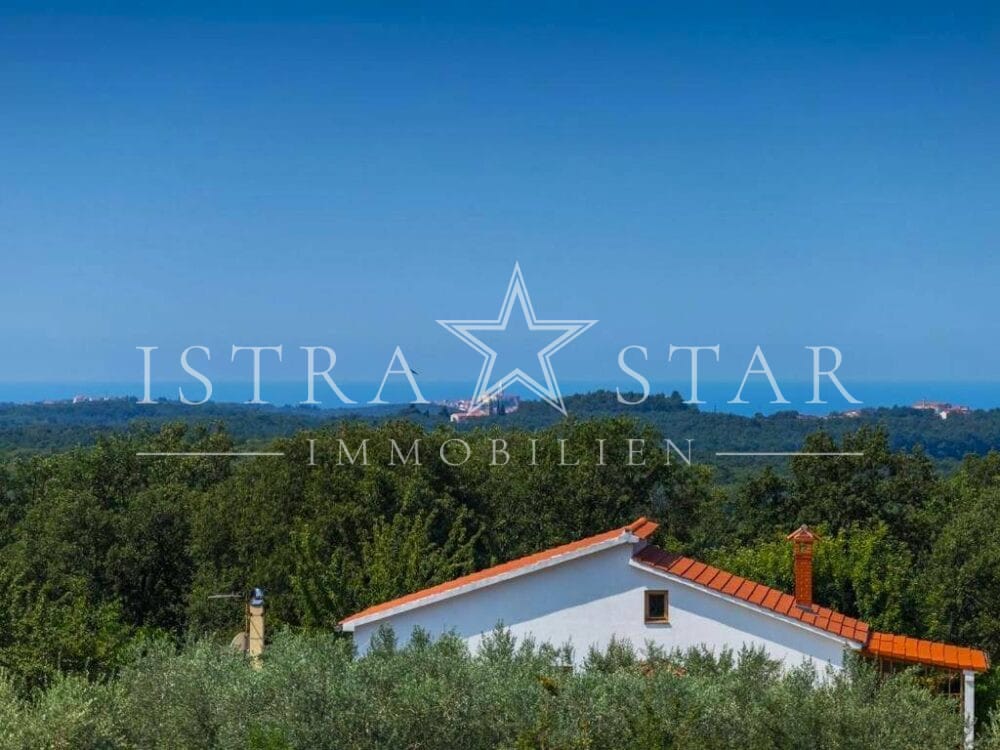 Traumhaftes Anwesen mit Pool und Meerblick in der Umgebung von Porec
