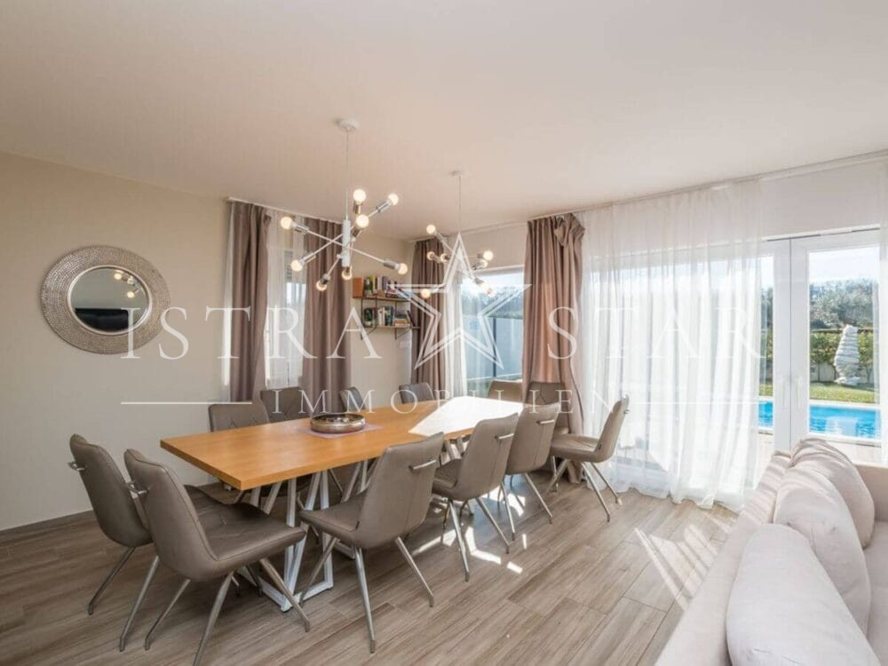 Exklusives Modernes Haus mit Pool und Meerblick, ruhige Strandnähe bei Porec