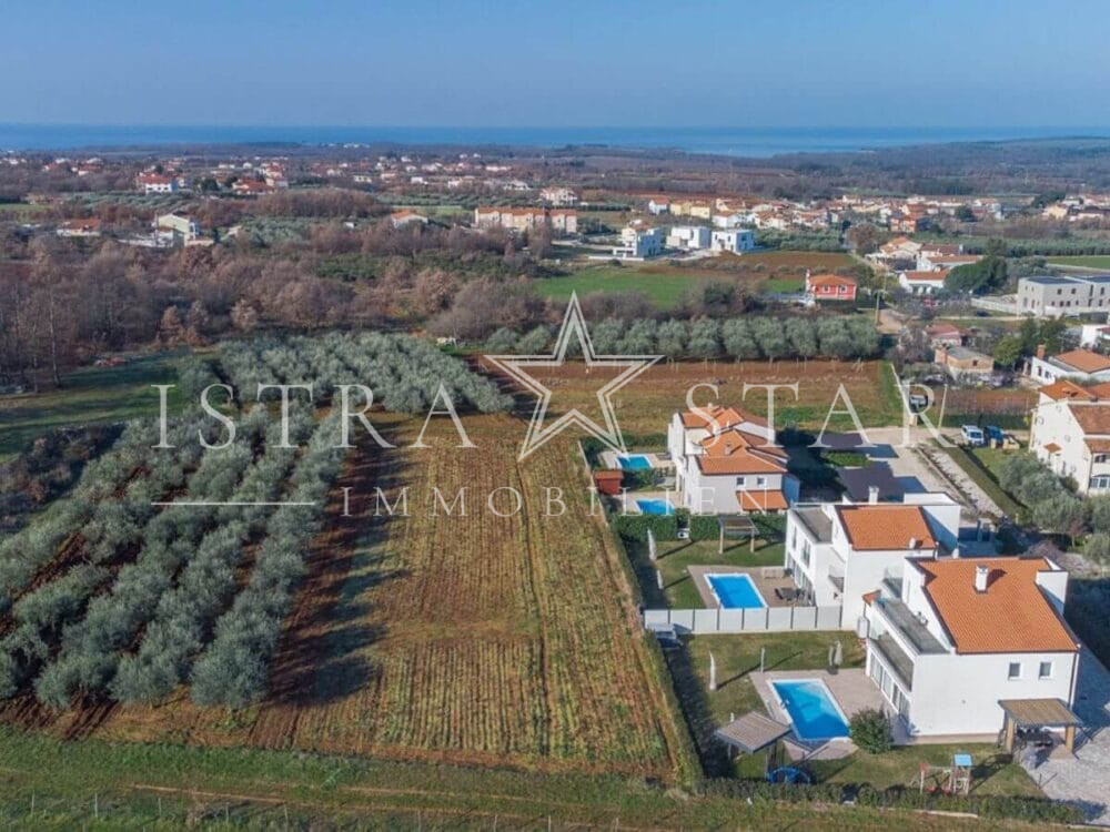 Exklusives Modernes Haus mit Pool und Meerblick, ruhige Strandnähe bei Porec