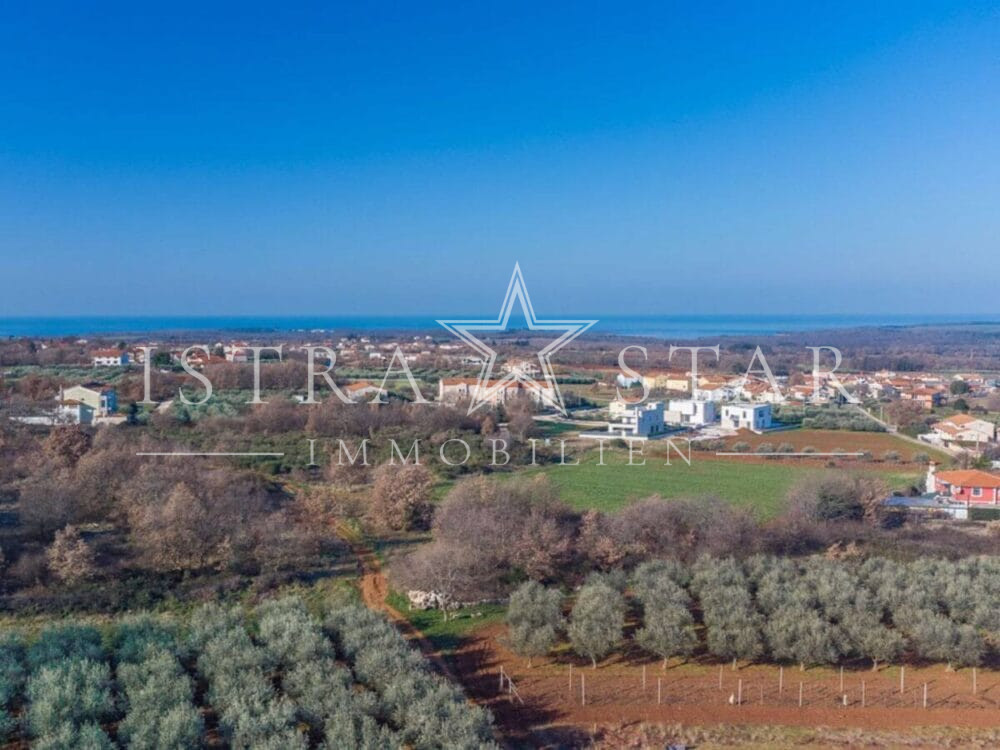 Exklusives Modernes Haus mit Pool und Meerblick, ruhige Strandnähe bei Porec
