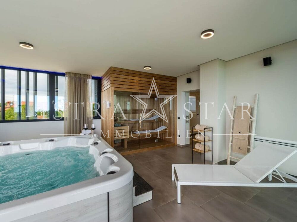 Premium-Villa mit Meerblick – Erhabener Luxus, der keine Wünsche offenlässt, nahe Tar