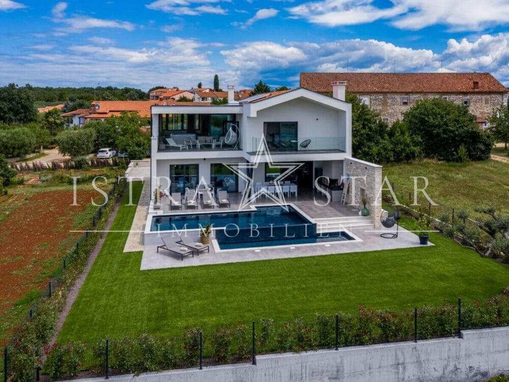 Premium-Villa mit Meerblick – Erhabener Luxus, der keine Wünsche offenlässt, nahe Tar