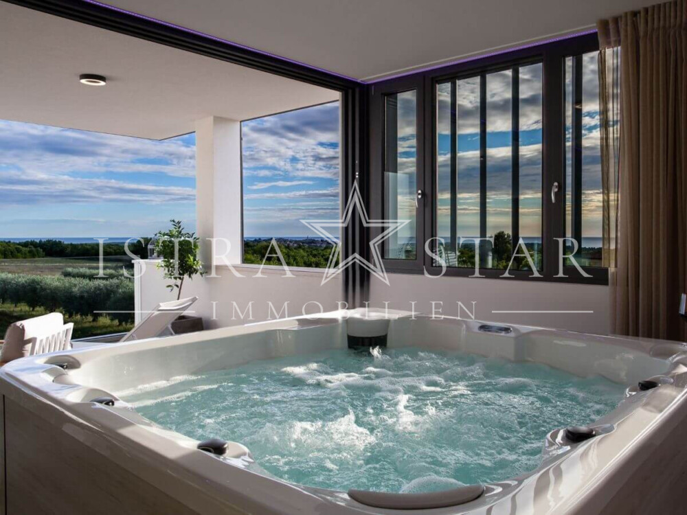 Premium-Villa mit Meerblick – Erhabener Luxus, der keine Wünsche offenlässt, nahe Tar