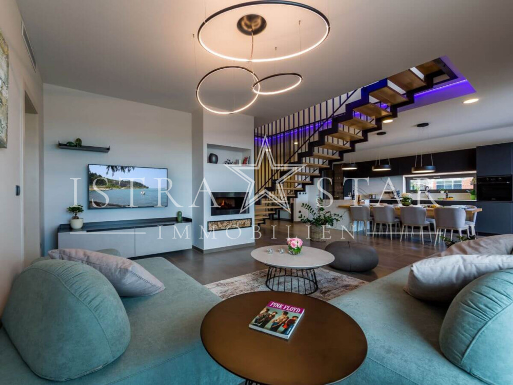 Premium-Villa mit Meerblick – Erhabener Luxus, der keine Wünsche offenlässt, nahe Tar