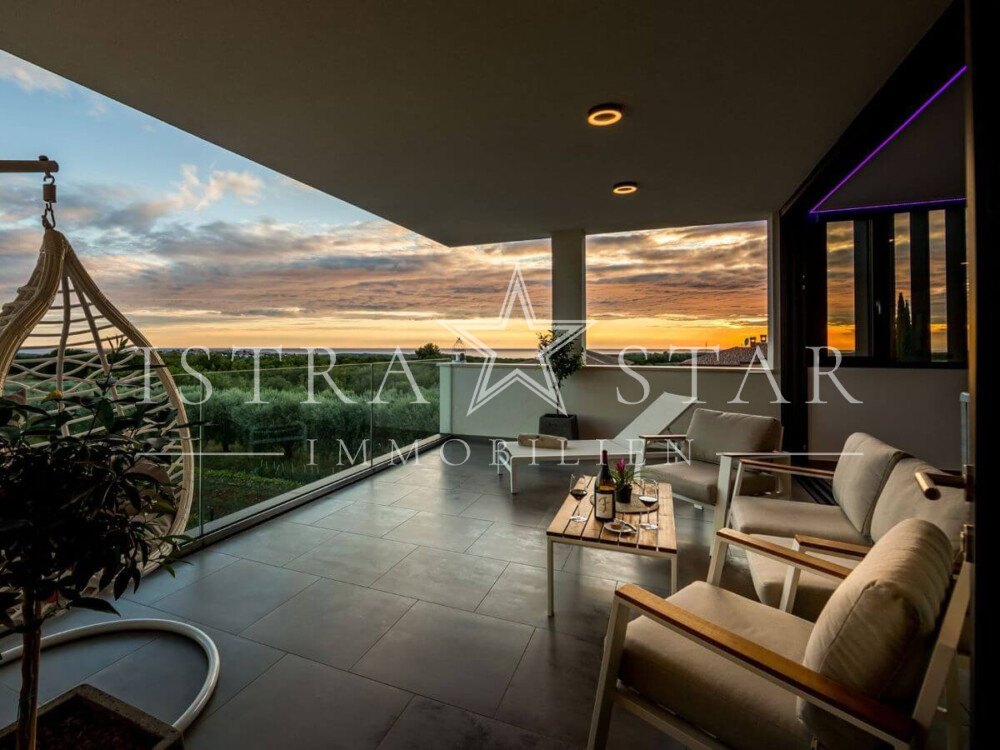 Premium-Villa mit Meerblick – Erhabener Luxus, der keine Wünsche offenlässt, nahe Tar