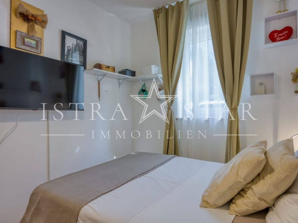 Gepflegte 3-Zimmer-Wohnung mit eigenem Garten in der Nähe von Porec