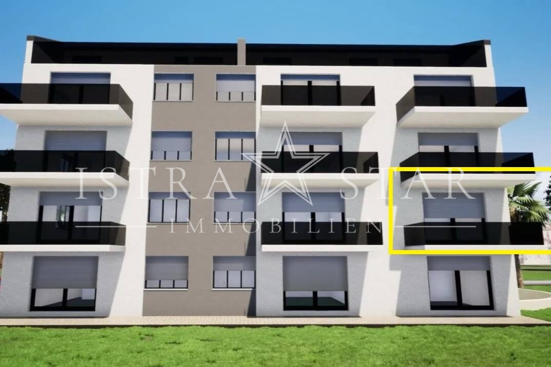 Moderne 3-Zimmer-Luxuswohnung mit Balkon nahe dem Meer bei Porec