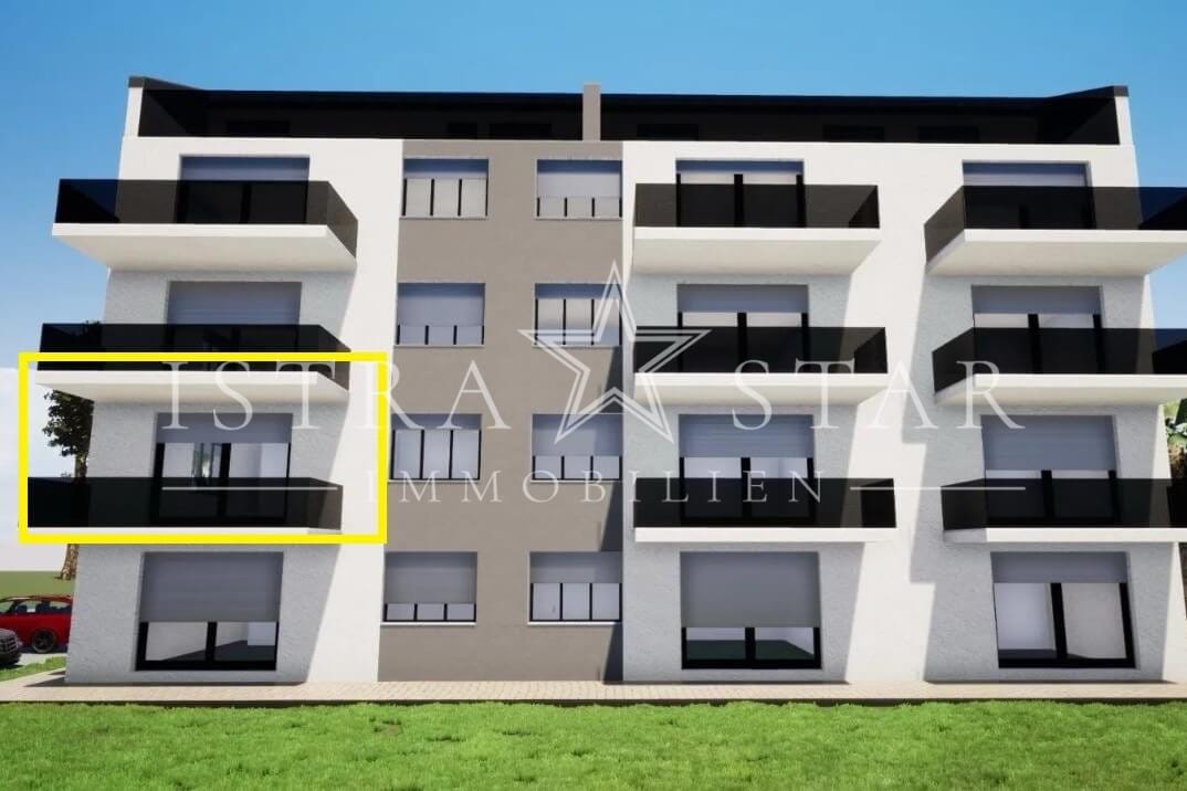 Moderne 3-Zimmer-Luxuswohnung mit Balkon und Garage nahe dem Meer bei Porec