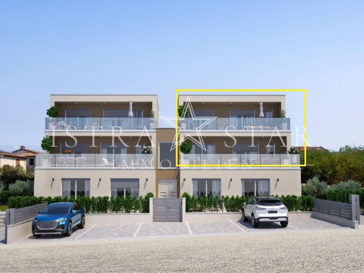 Luxuriöse Maisonette mit Meerblick – 4 Zimmer in ruhiger Südwestlage nahe Porec
