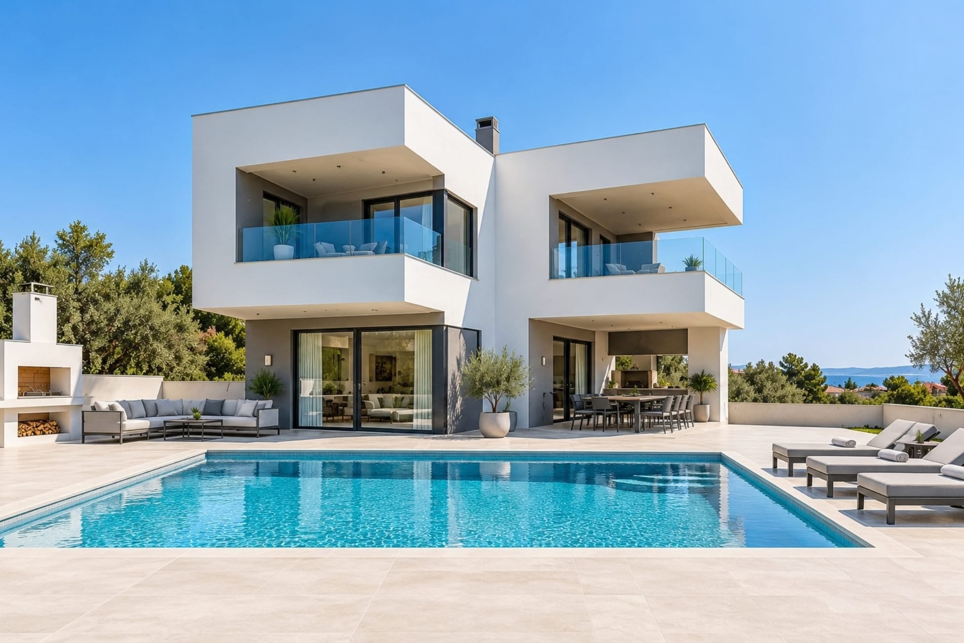 Designvilla mit Pool in Istrien