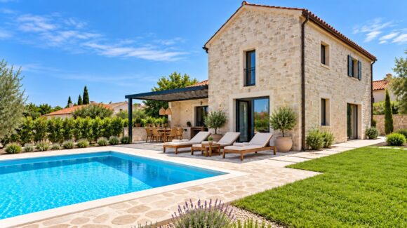 Istrisches Steinhaus mit Pool und Garten