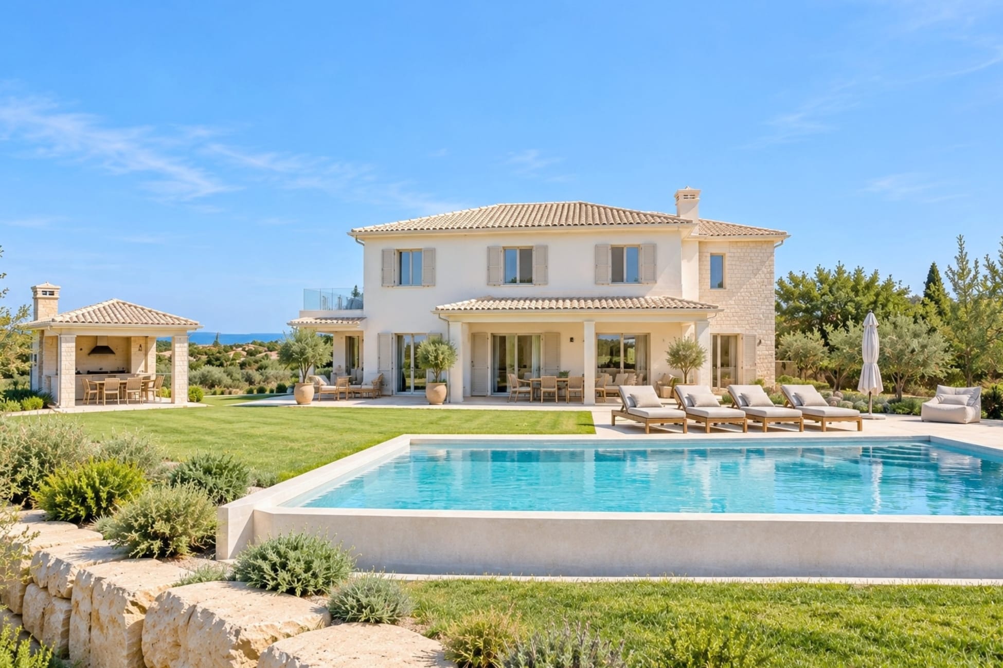 Mediterrane Villa mit Pool in Istrien Kroatien